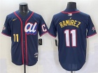 Cleveland Guardians #11 Jose Ramirez Navy 2025 MLB All-Star Players Limited Jersey