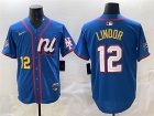New York Mets #12 Francisco Lindor Blue 2025 MLB All-Star Players Limited Jersey