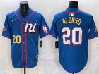 New York Mets #20 Pete Alonso Blue 2025 MLB All-Star Players Limited Jersey