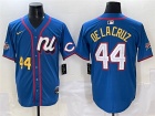 Cincinnati Reds #44 Elly De La Cruz Blue 2025 MLB All-Star Players Limited Jersey
