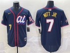 Kansas City Royals #7 Bobby Witt Jr. Navy 2025 MLB All-Star Players Limited Jersey