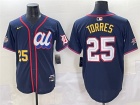 Detroit Tigers #25 Gleyber Torres Navy 2025 MLB All-Star Players Limited Jersey