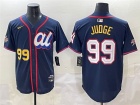 New York Yankees #99 Aaron Judge Navy 2025 MLB All-Star Players Limited Jersey