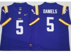 LSU Tigers #5 Jayden Daniels Purple F.U.S.E Limited Jersey