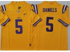 LSU Tigers #5 Jayden Daniels Yellow F.U.S.E Limited Jersey