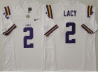 LSU Tigers #2 Kyren Lacy White F.U.S.E Limited Jersey