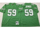 Philadelphia Eagles #59 Seth Joyner Kelly Green Throwback Jersey