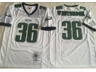 Philadelphia Eagles #36 Brian Westbrook White Throwback Jersey