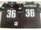 Philadelphia Eagles #36 Brian Westbrook Black Throwback Jersey