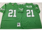 Philadelphia Eagles #21 Eric Allen Kelly Green Throwback Jersey