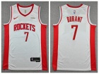 Houston Rockets #7 Kevin Durant White Jersey