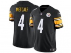 Pittsburgh Steelers #4 DK Metcalf Black Limited Jersey