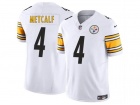Pittsburgh Steelers #4 DK Metcalf White Limited Jersey