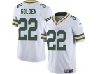Green Bay Packers #22 Matthew Golden White Vapor Limited Jersey
