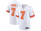 Tampa Bay Buccaneers #7 Bucky Irving White with Orange Number Vapor Limited Jersey