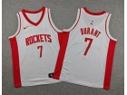 Youth Houston Rockets #7 Kevin Durant White Jersey