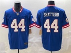 New York Giants #44 Cam Skattebo Blue Classic F.U.S.E. Limited Jersey