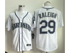 Seattle Mariners #29 Cal Raleigh White Cool Base Jersey
