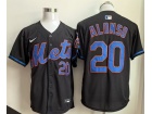 New York Mets #20 Pete Alonso Black Limited Player Jersey