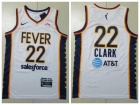 Indiana Fever #22 Caitlin Clark White Jersey