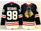 Fanatics Chicago Blackhawks #98 Connor Bedard Black Jersey