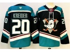Fanatics Anaheim Ducks #20 Chris Kreider Black Jersey