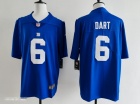 New York Giants #6 Jaxson Dart Blue Vapor Limited Jersey