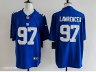 New York Giants #97 Dexter Lawrence II Blue Vapor Limited Jersey