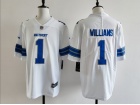 Detroit Lions #1 Jameson Williams White F.U.S.E Vapor Limited Jersey