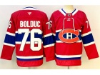 Fanatics Montreal Canadiens #76 Zack Bolduc Red Jersey