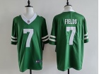 New York Jets #7 Justin Fields Legacy Green Vapor Limited Jersey