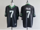 New York Jets #7 Justin Fields Legacy Black Vapor Limited Jersey