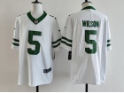 New York Jets #5 Garrett Wilson Legacy White Vapor Limited Jersey