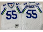 Seattle Seahawks #55 Brian Bosworth White Throwback Jersey