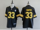 Pittsburgh Steelers #33 Jack Sawyer Black Color Rush Limited Jersey