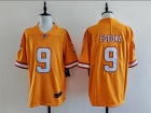 Tampa Bay Buccaneers #9 Emeka Egbuka Orange Throwback Limited Jersey