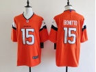 Denver Broncos #15 Nik Bonitto Orange Vapor F.U.S.E. Limited Jersey