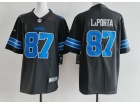 Detroit Lions #87 Sam LaPorta Black Vapor F.U.S.E. Limited Jersey