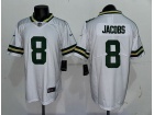 Green Bay Packers #8 Josh Jacobs White Limited Jersey