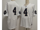 Notre Dame Fighting Irish #4 White F.U.S.E Limited Jersey