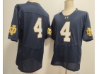 Notre Dame Fighting Irish #4 Navy with White Number F.U.S.E Limited Jersey