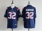 New England Patriots #32 TreVeyon Henderson Navy Vapor Limited Jersey