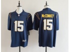 Los Angeles Chargers #15 Ladd McConkey Navy Blue Vapor Limited Jersey