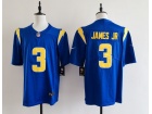 Los Angeles Chargers #3 Derwin James Jr Blue Color Rush Limited Jersey