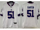 New York Giants #51 Abdul Carter White Color Rush Limited Jersey