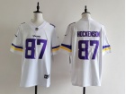 Minnesota Vikings #87 T.J. Hockenson White Vapor Limited Jersey