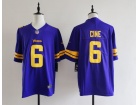 Minnesota Vikings #6 Lewis Cine Purple Color Rush Limited Jersey