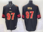 San Francisco 49ers #97 Nick Bosa Black Rivalry Vapor F.U.S.E. Limited Jersey
