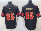 San Francisco 49ers #85 George Kittle Black Rivalry Vapor F.U.S.E. Limited Jersey