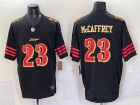 San Francisco 49ers #23 Christian McCaffrey Black Rivalry Vapor F.U.S.E. Limited Jersey